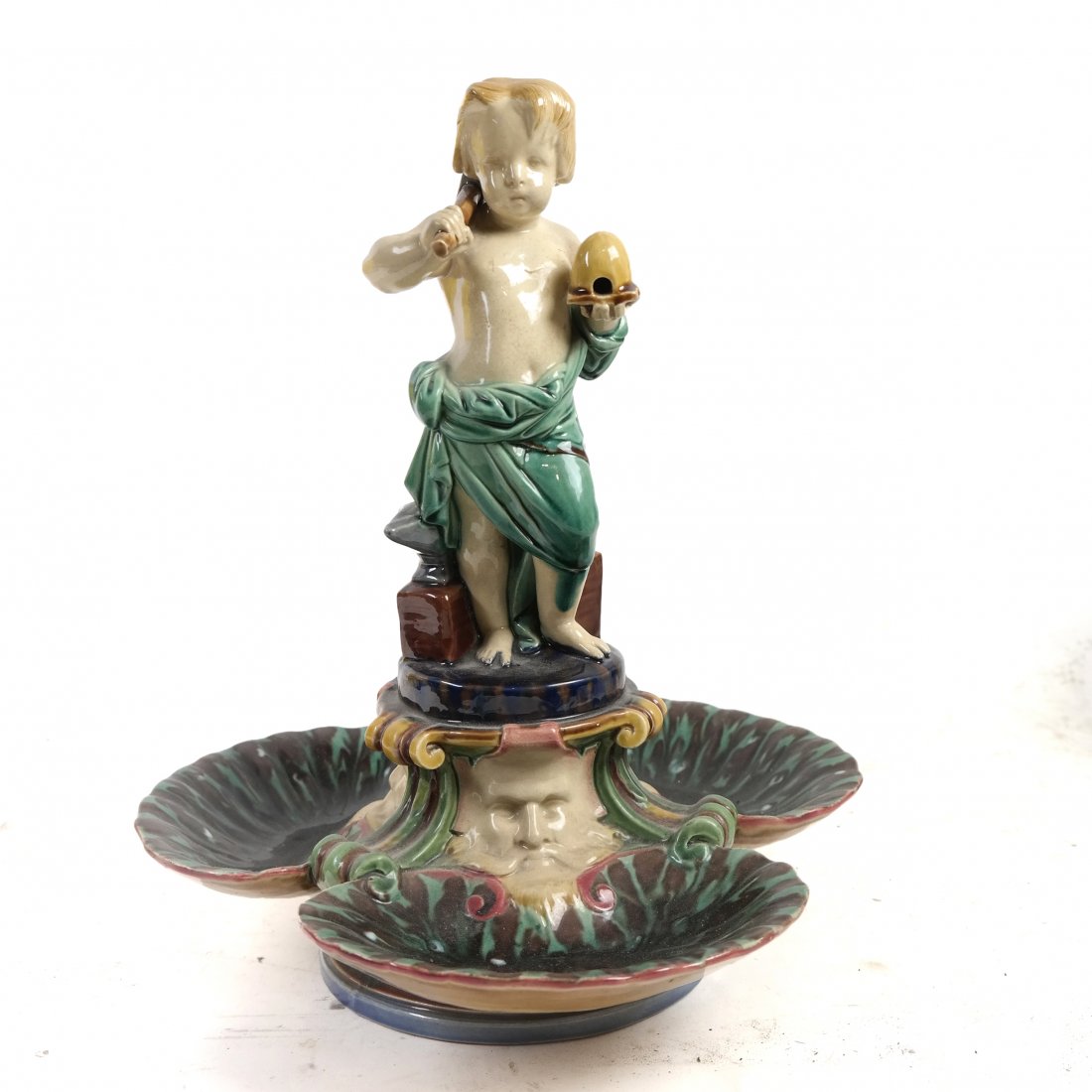19th C. Minton Majolica Centerpiece (1 of 8)