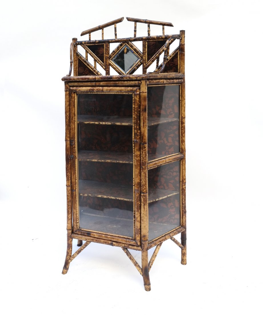 Asian Bamboo Decorated Cabinet (1 of 7)