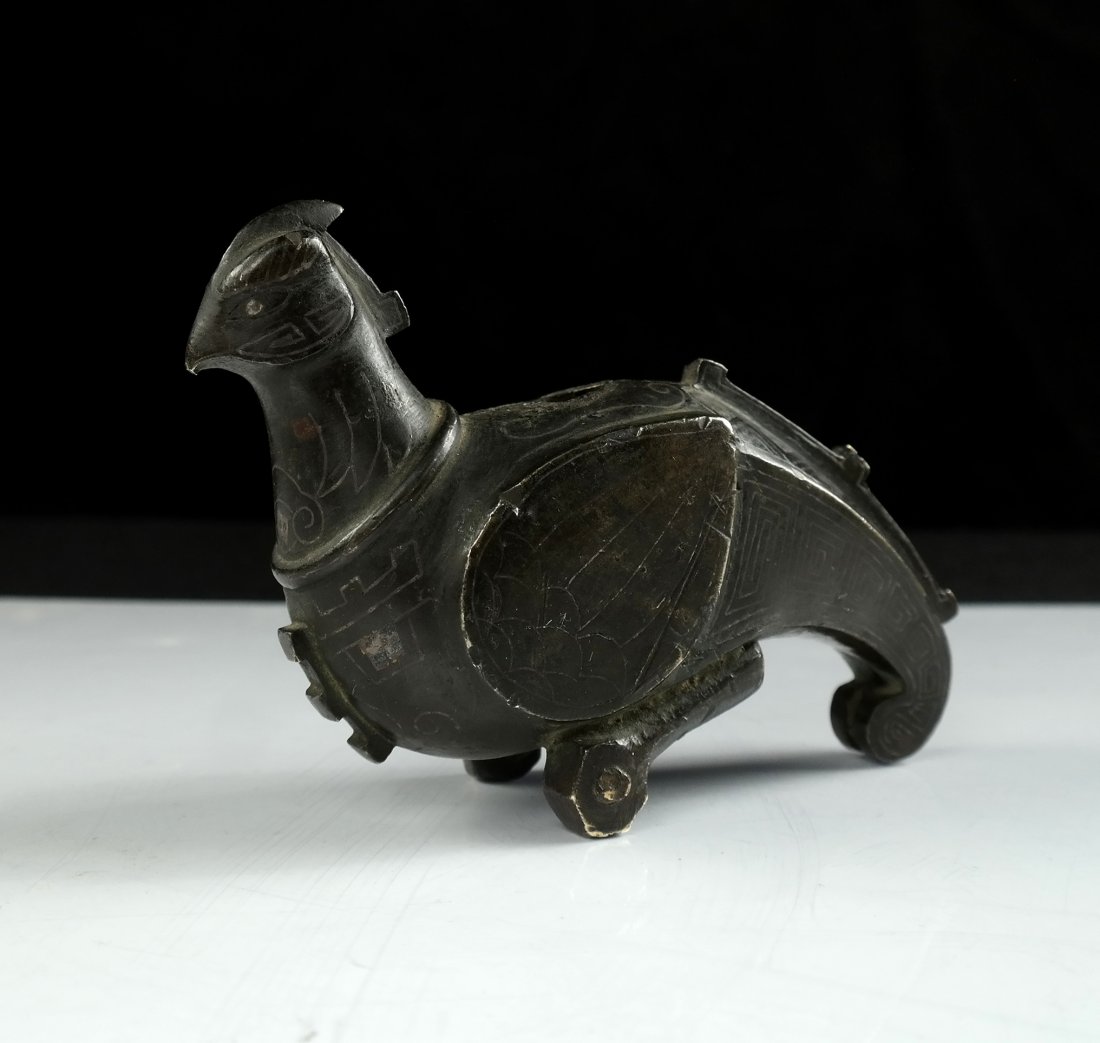 Antique Chinese Bronze Falcon (1 of 7)
