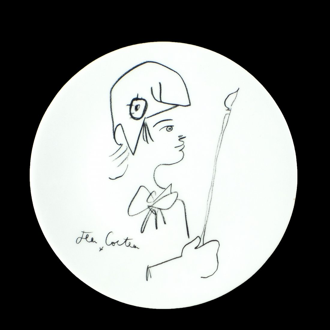 Jean Cocteau Limoges Collector Plate (1 of 3)