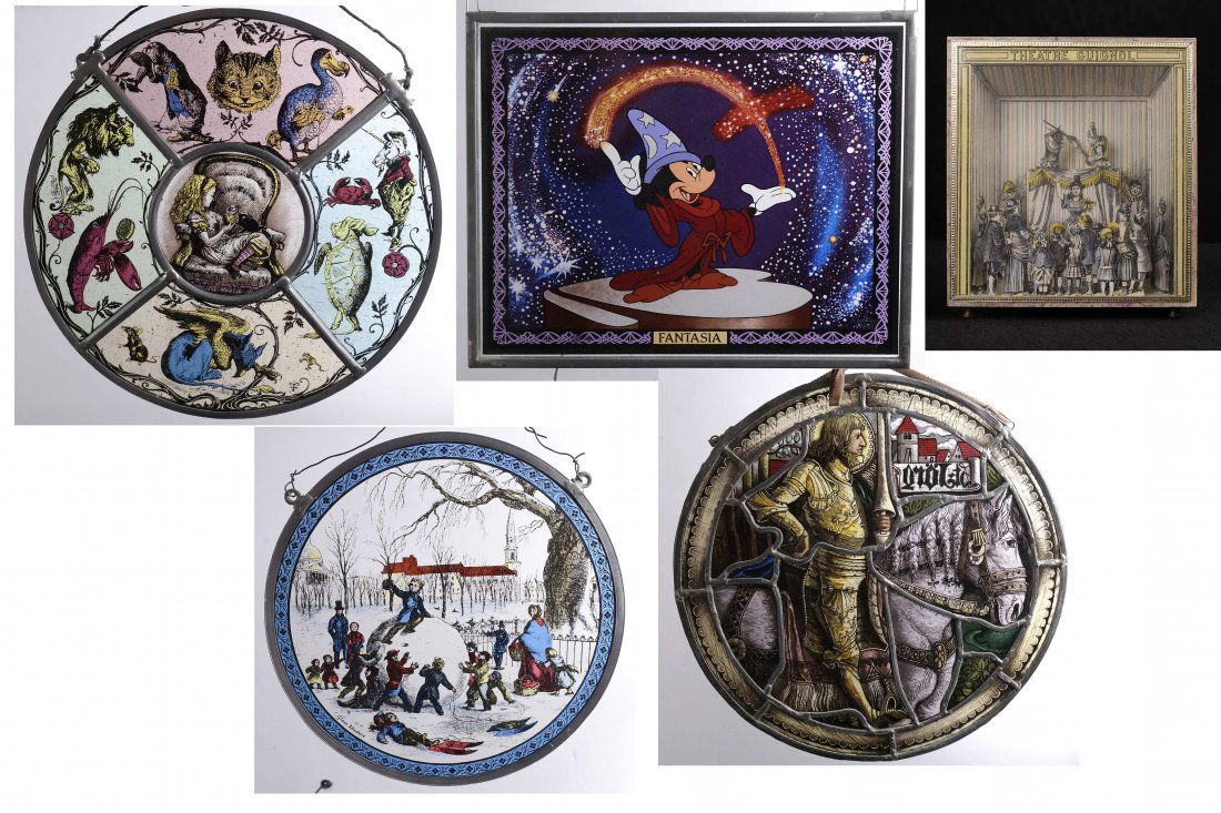 Leaded Stained Glass and Music Box (1 of 8)