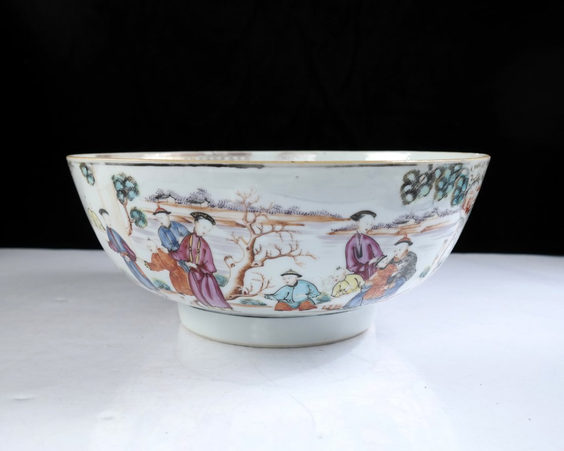 Chinese Hand-Painted Porcelain Bowl (1 of 6)