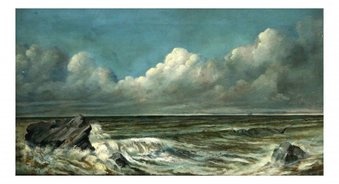 W. K. Graff, Coastal Scene, O/C (1 of 4)