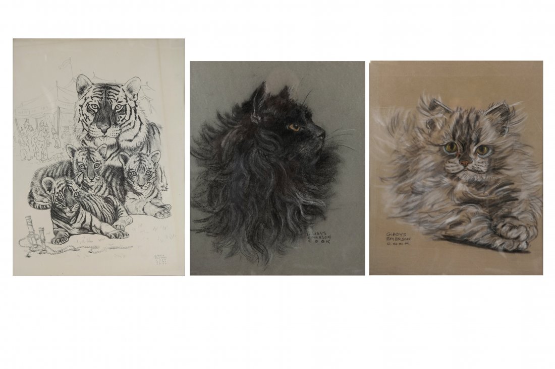 Gladys Emerson Cook, Cat Portraits (1 of 7)