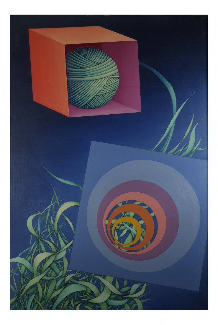 Atir Nomis, Abstract, Oil on Canvas (1 of 4)