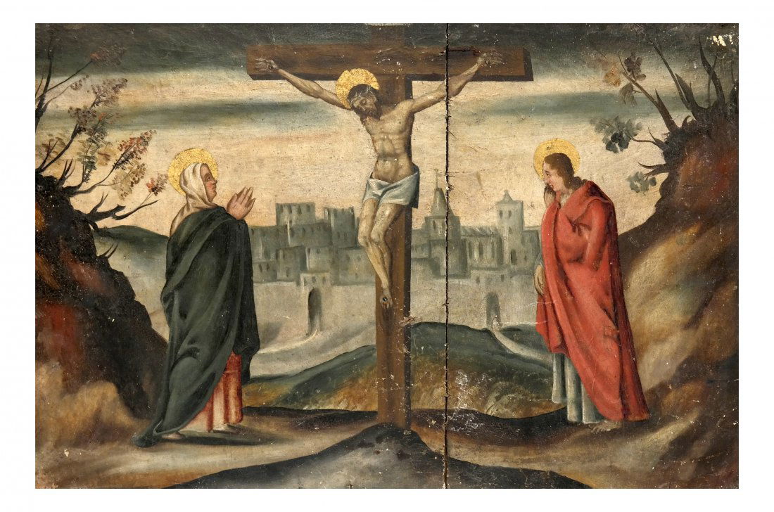 Early Icon, "The Crucifixion" (1 of 4)