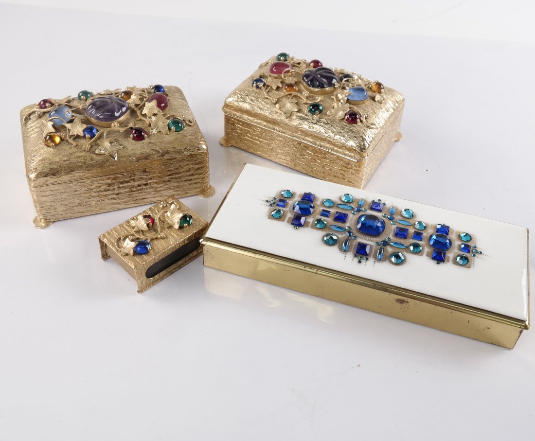 Three Metal and Jeweled Boxes (1 of 8)