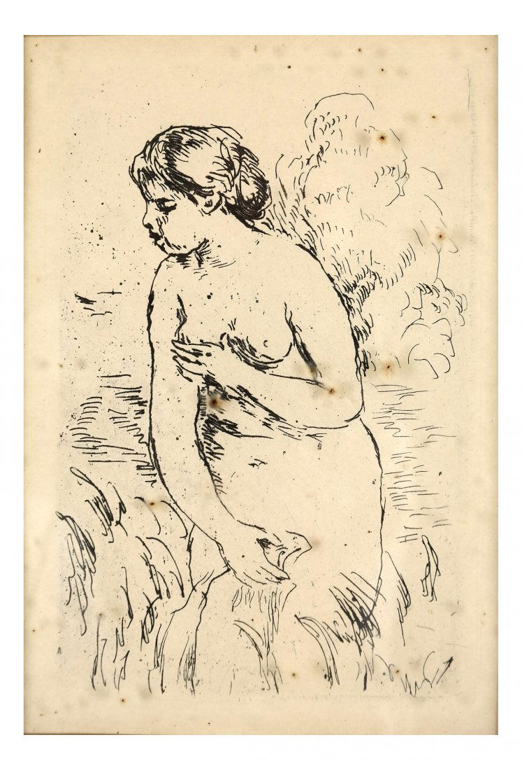 Renoir, "The Bather," Etching (1 of 5)