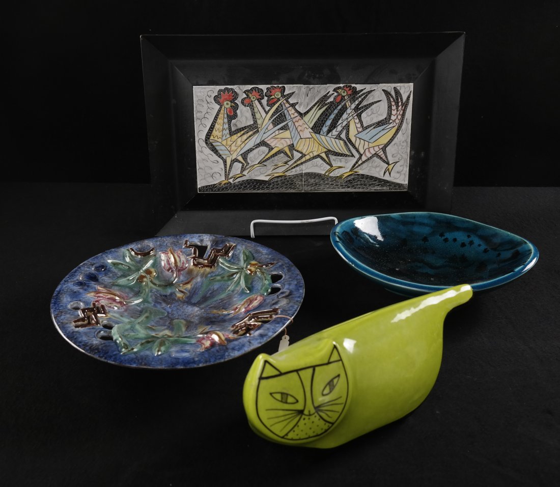 Four Decorated Ceramic Objects (1 of 9)