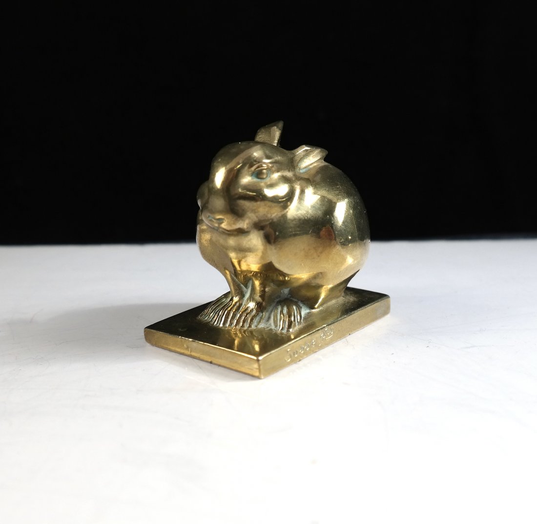 Ed M. Sandor, Miniature Bronze Rabbit (1 of 5)