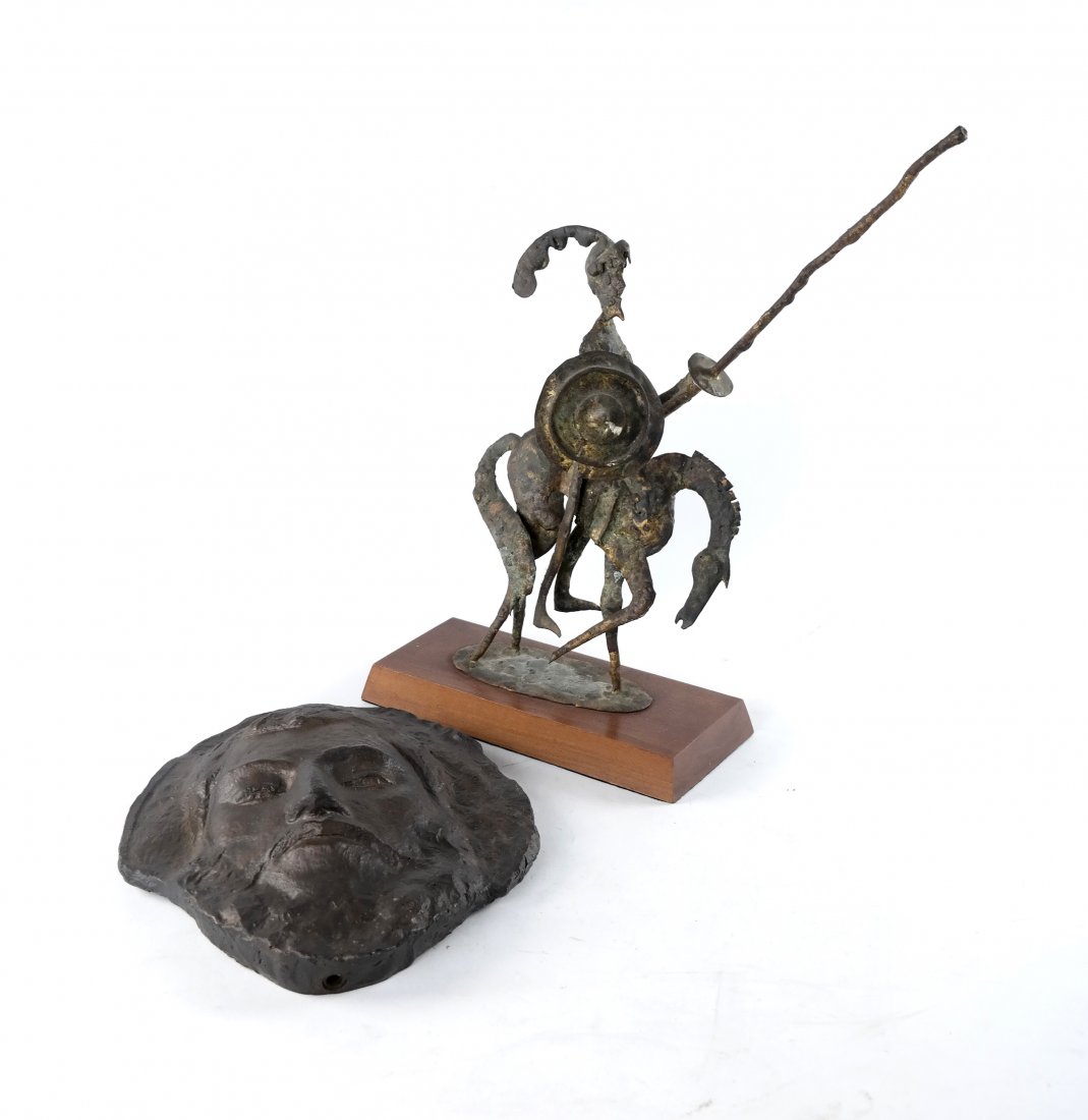 Two Sculptures, Metal and Terracotta (1 of 10)