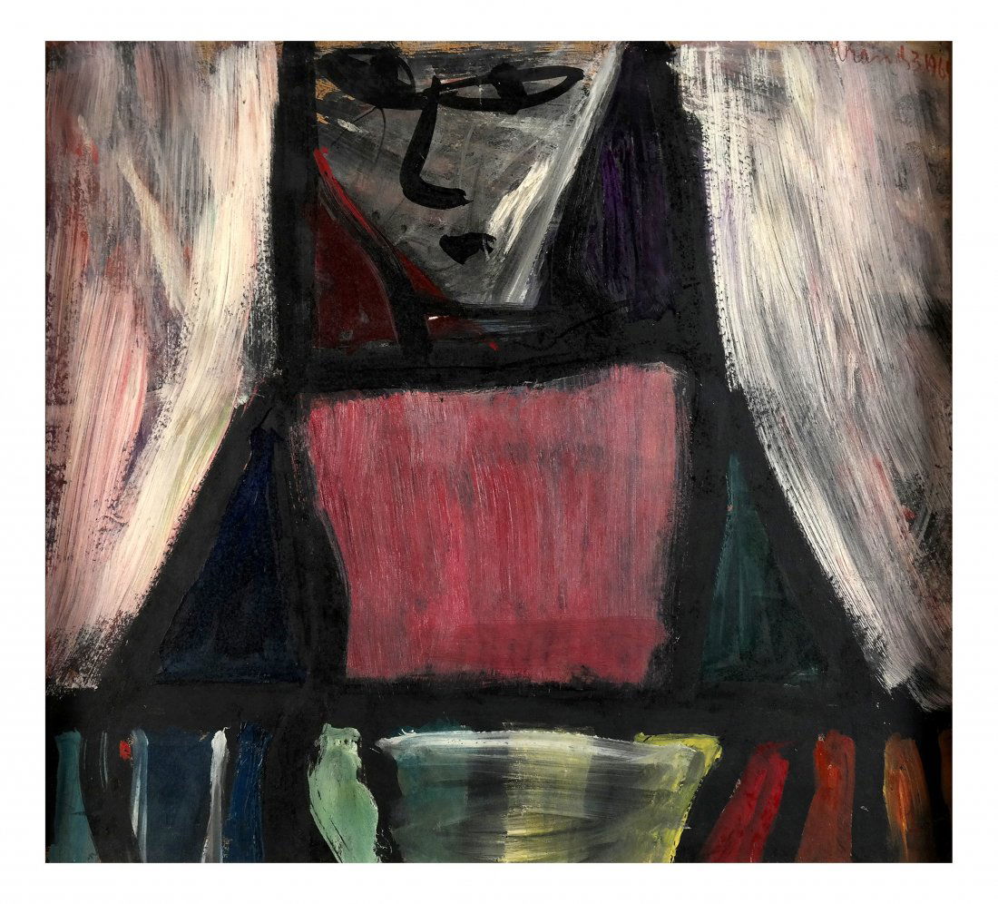 Eugene Brands, "Girl on a Bench" (1 of 4)