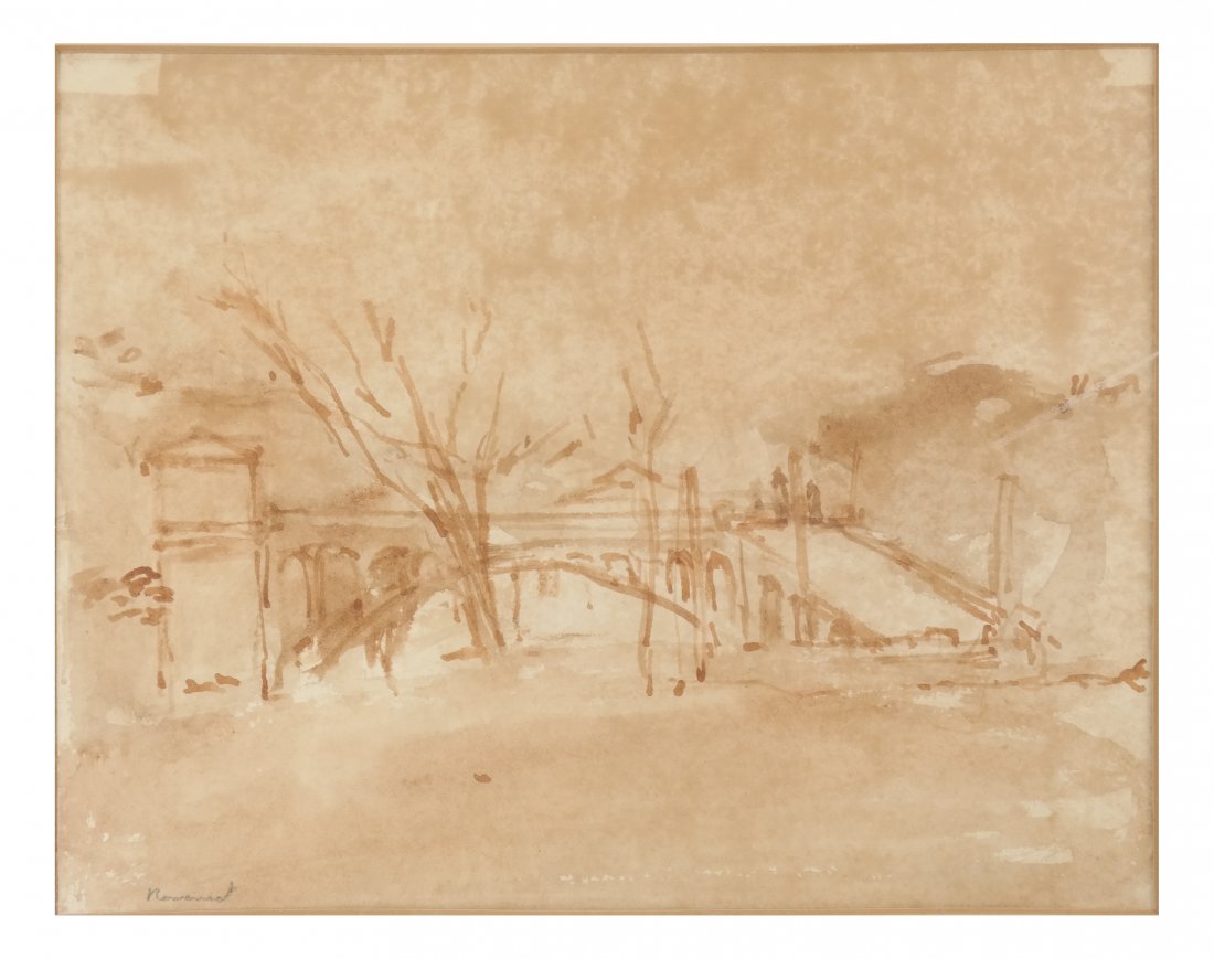 Seymour Reminick, Landscape Sketch (1 of 3)