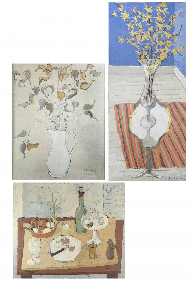3 Oils on Canvas, Still Lifes (1 of 10)