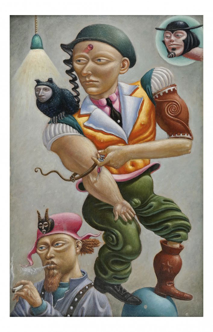 M. Northuis, "Fortune" - Oil on Board (1 of 5)