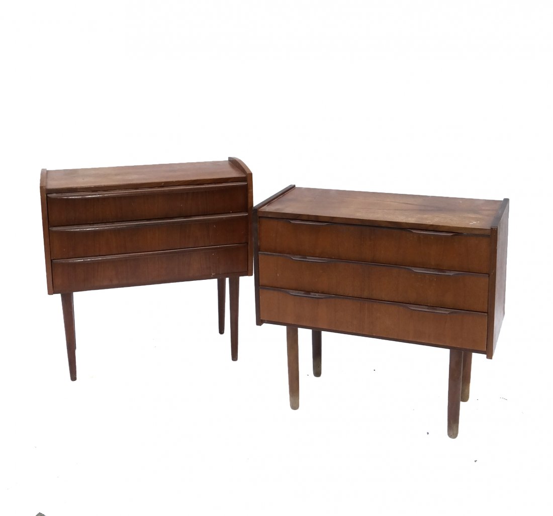 Pair of Danish Modern Teak End Tables (1 of 5)