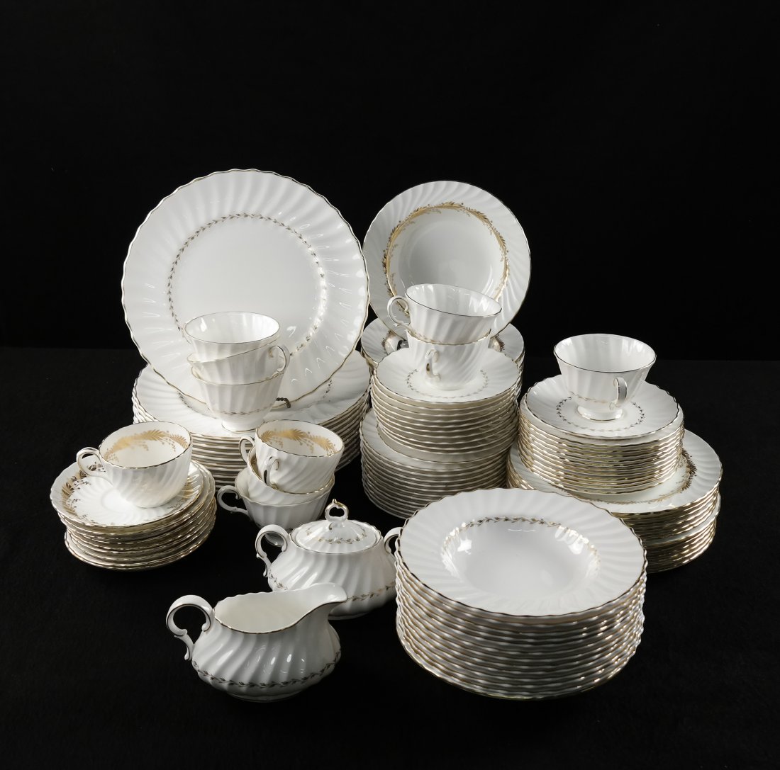 Partial Set of Aynsley Dinnerware (1 of 6)