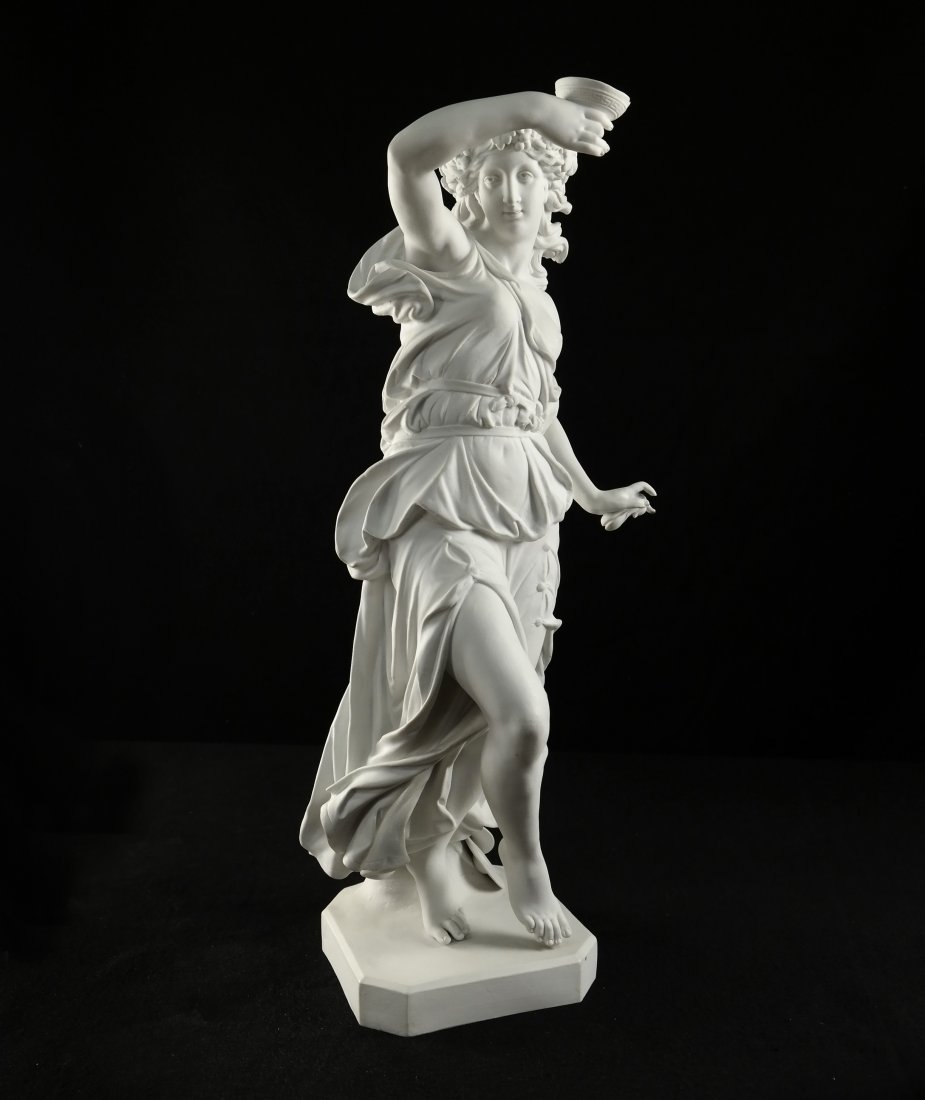 Parian Female Classical Sculpture (1 of 6)