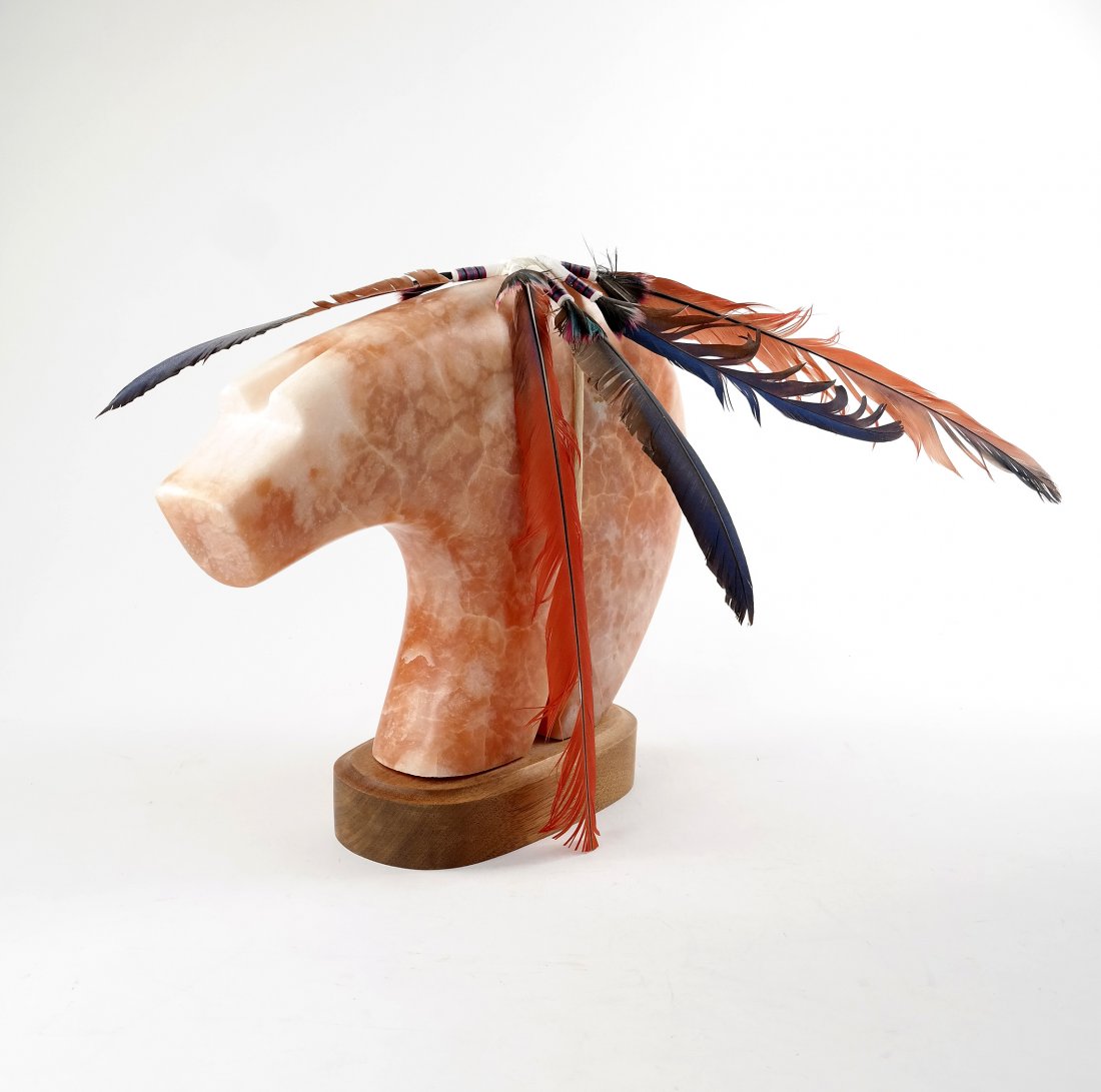 Southwestern Alabaster Bear Sculpture (1 of 6)