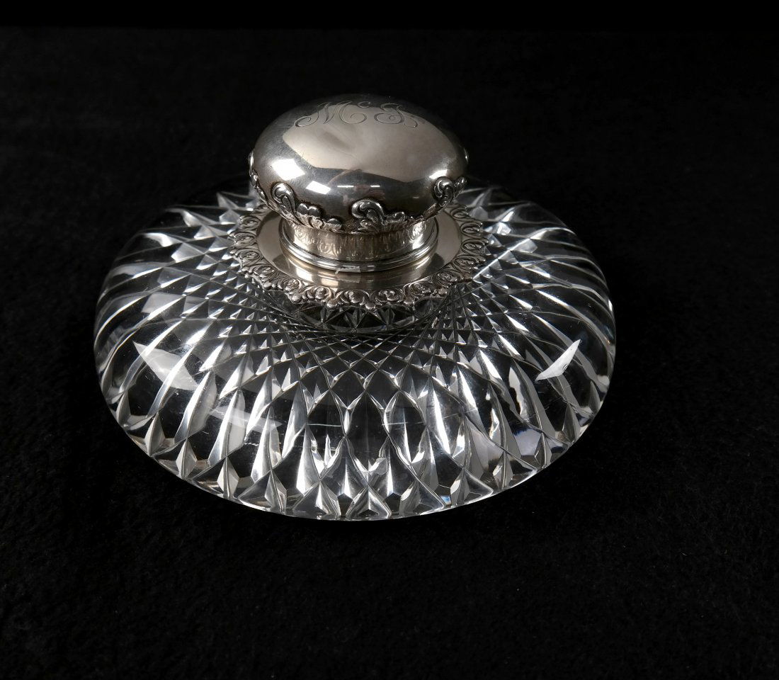 Tiffany & Co. Makers Sterling Inkwell (1 of 5)