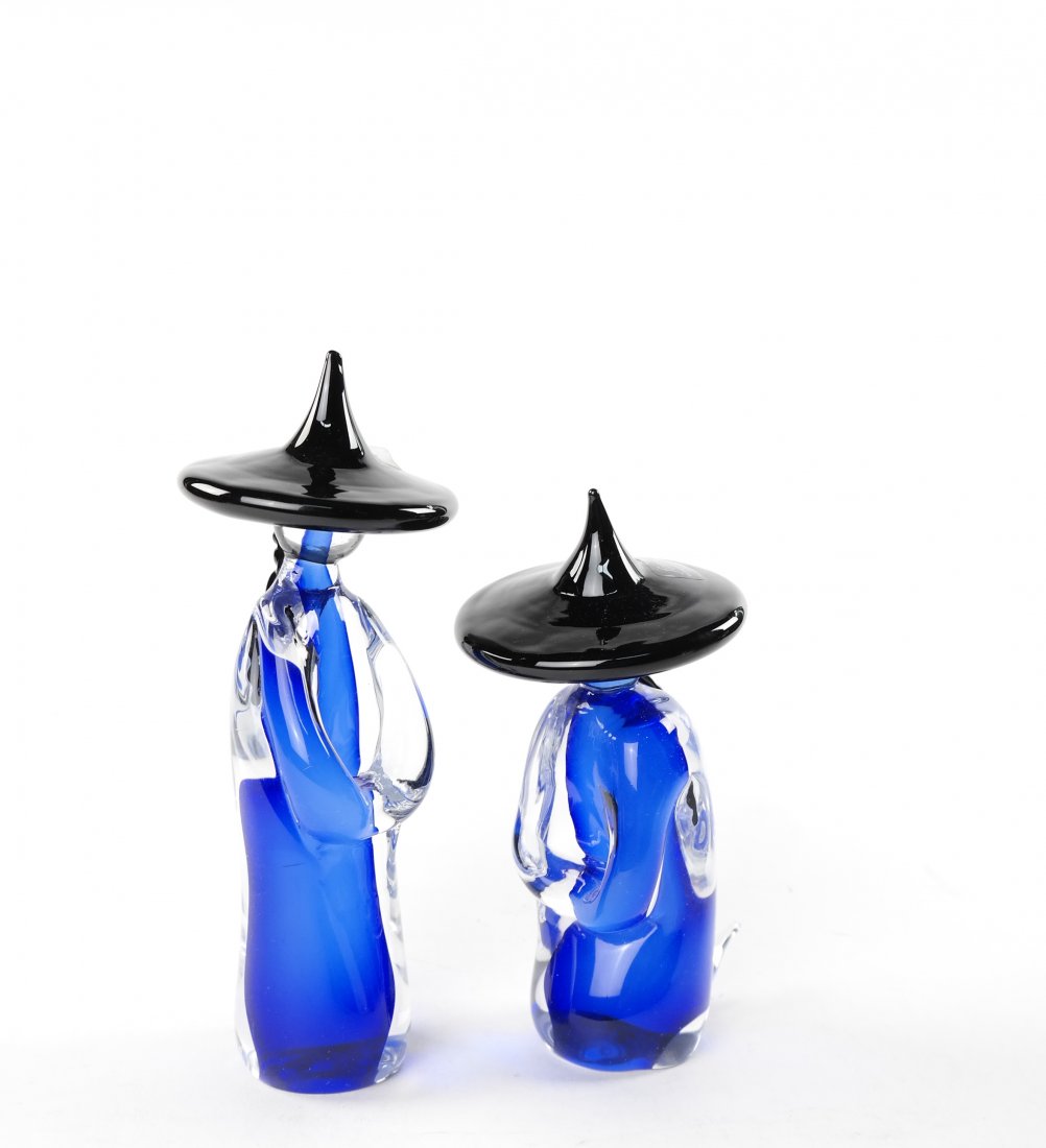 Pair of Formia Murano Glass Figures (1 of 8)