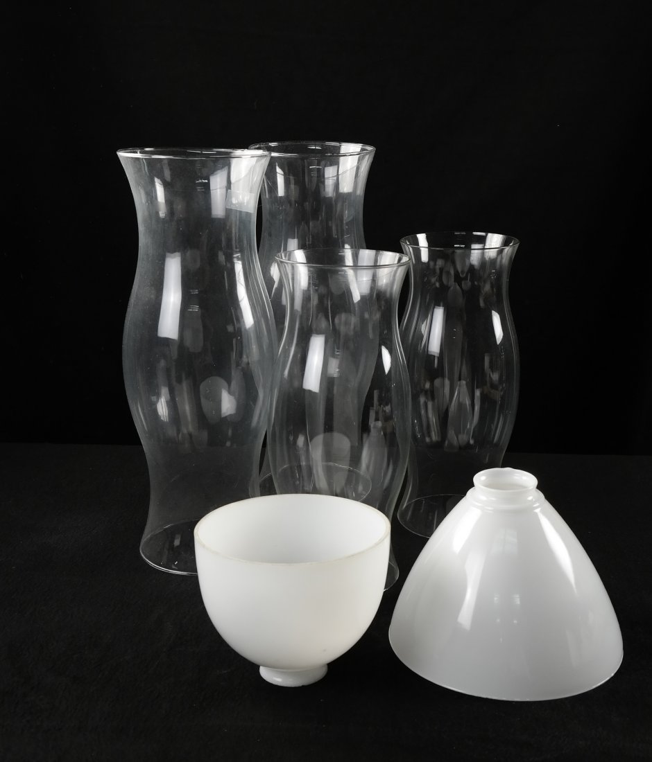 Lot of Six Glass Shades (1 of 4)