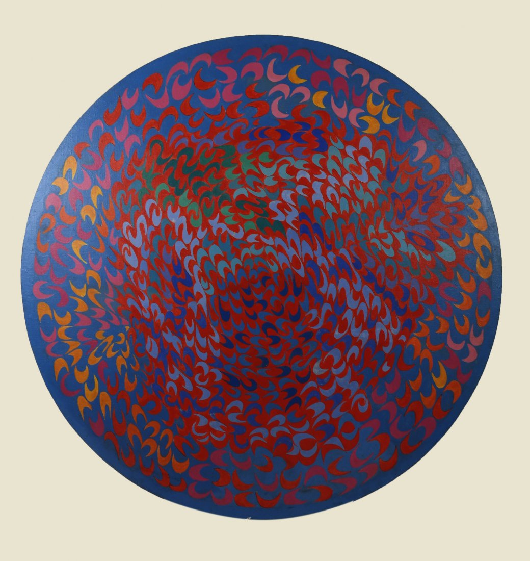 Adrienne Schwartz, "Birds," O/C (1 of 4)