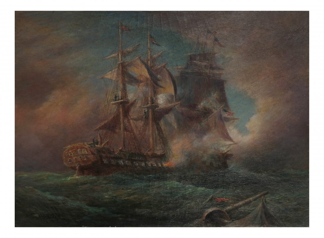 William Steeple Davis, "Ship at Sea" (1 of 5)