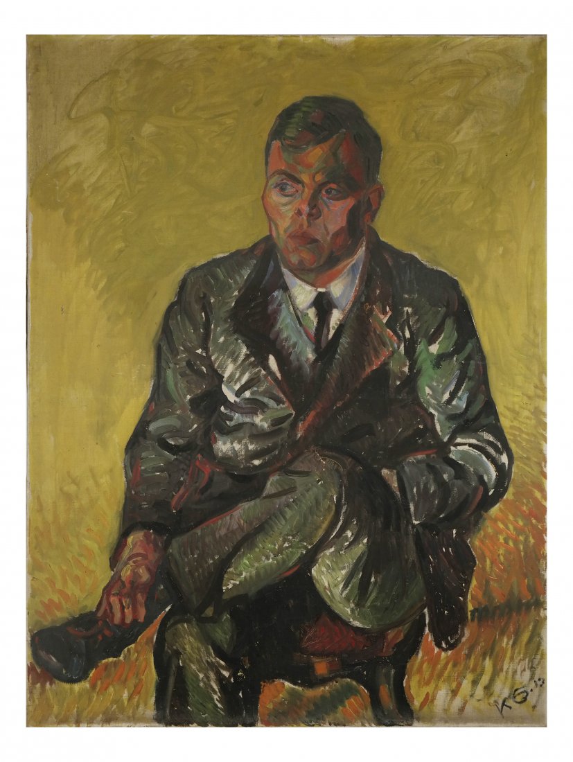 Fauvist-Style "Portrait of a Seated Man" (1 of 4)