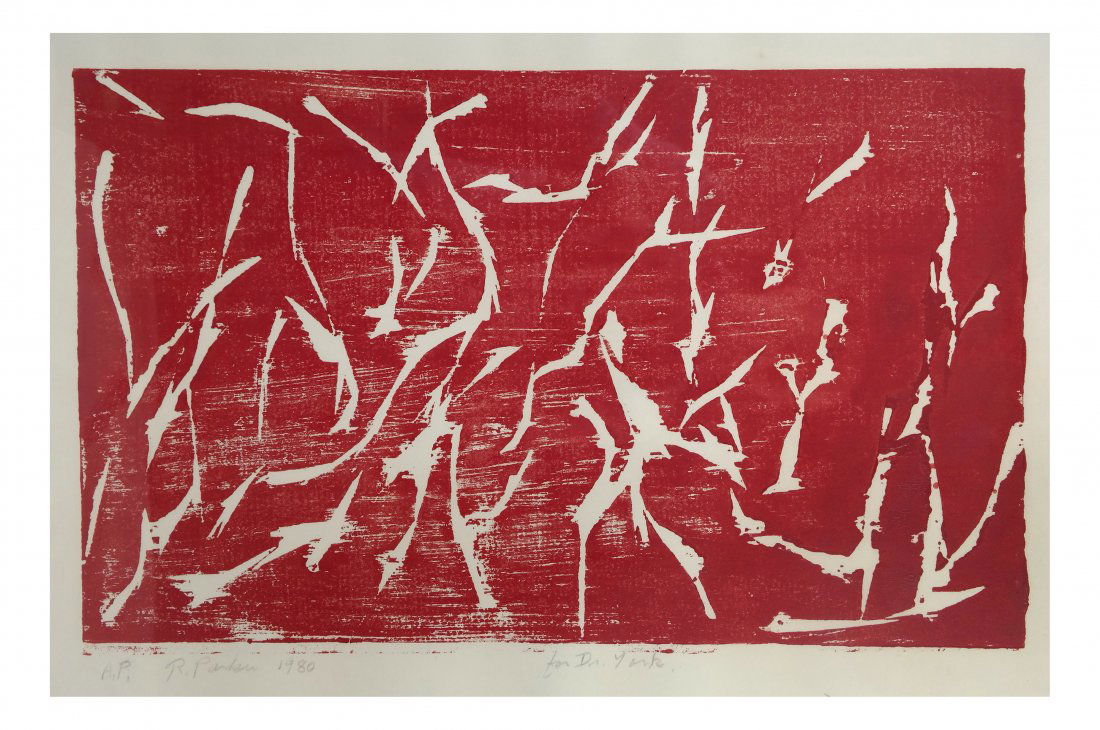 Ray Parker, Wood-Cut Print (1 of 5)