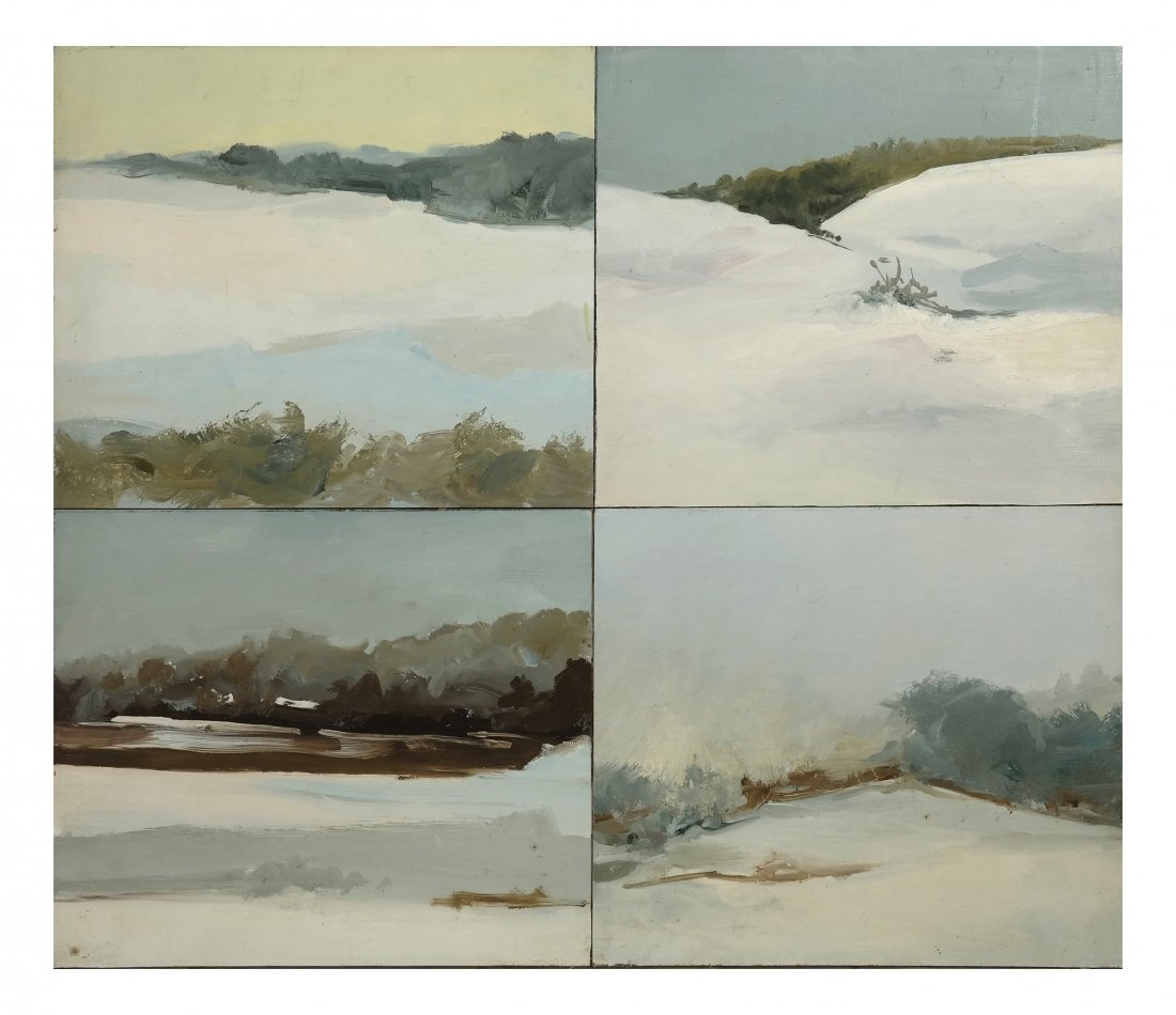 Attr. to M. Wright, Winter Landscapes (1 of 2)