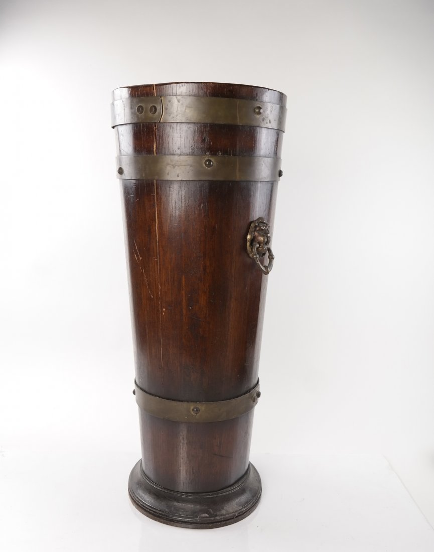 English Oak Umbrella Stand (1 of 7)