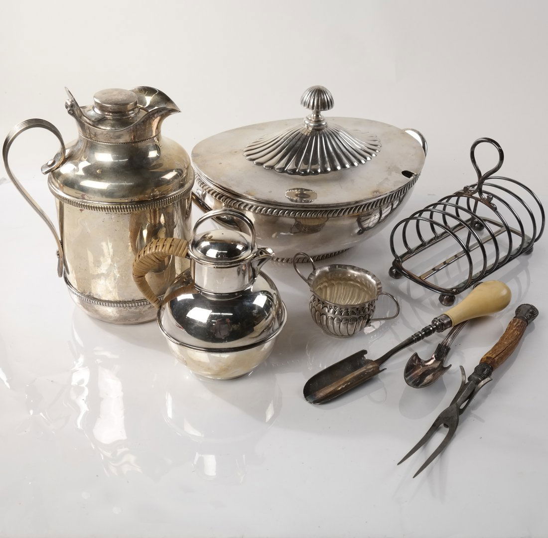 Eight Silver Plate Items (1 of 6)