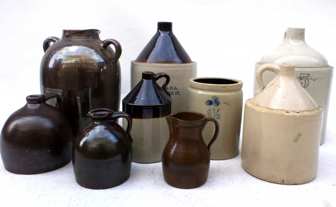 Group of Antique Stoneware (1 of 5)