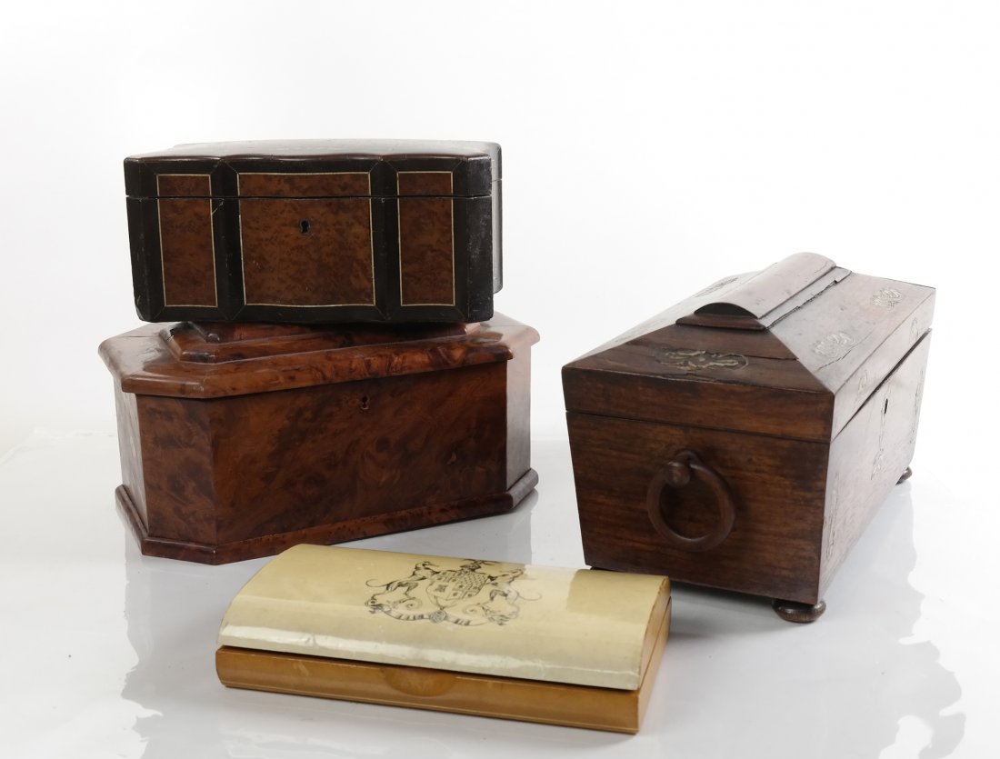 Tea Caddies and Boxes (1 of 5)