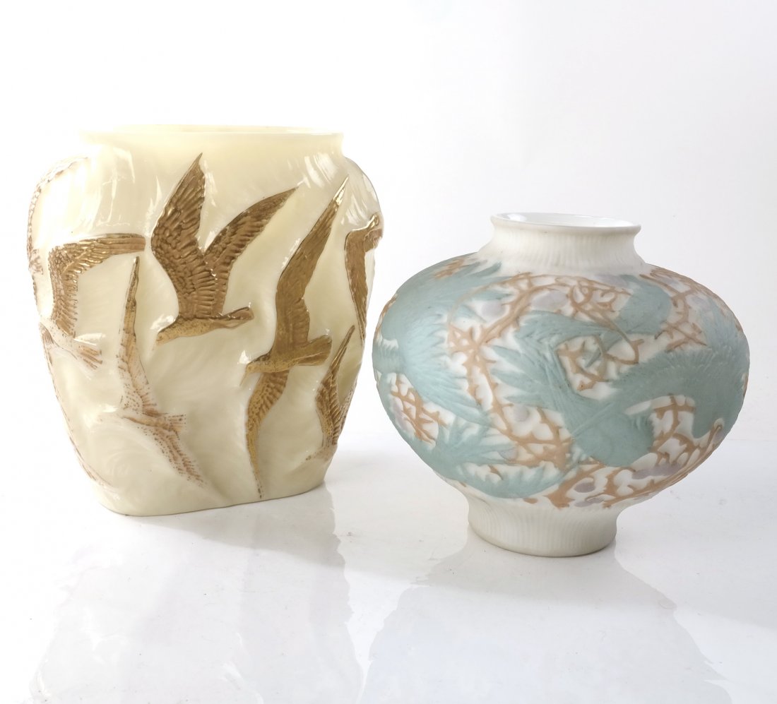 Two Phoenix Glass Vases (1 of 6)