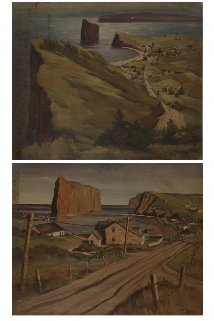 R.F. Robbins, Two Landscapes (1 of 7)