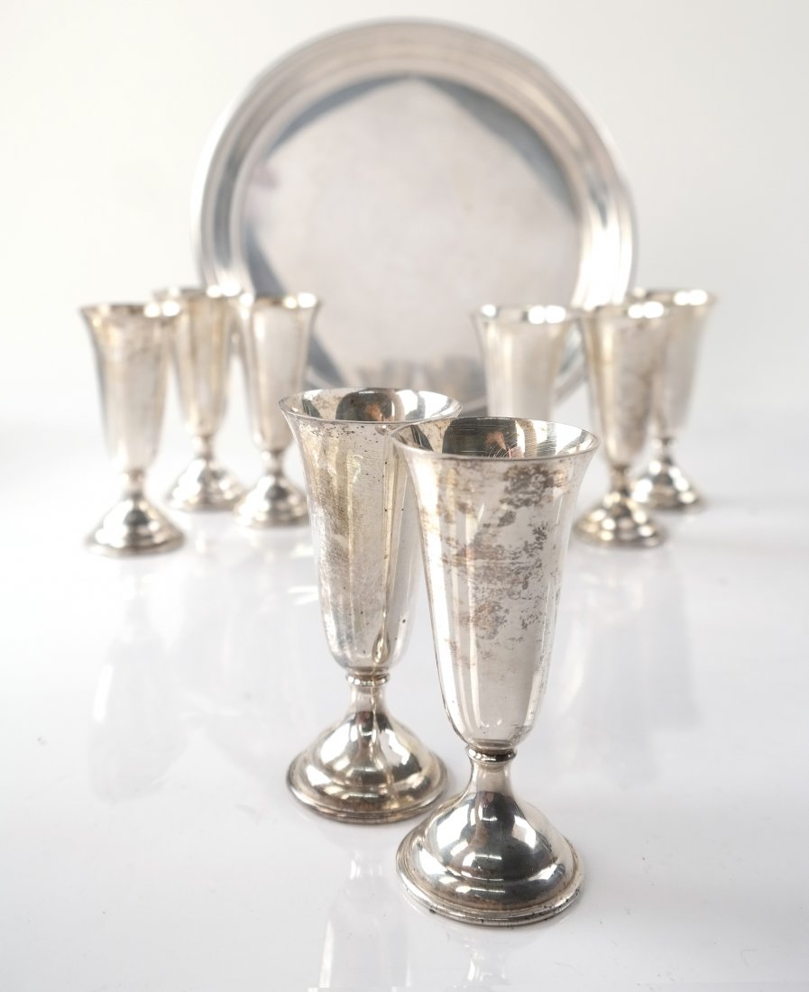 Sterling Silver Salver and Aperitifs (1 of 10)