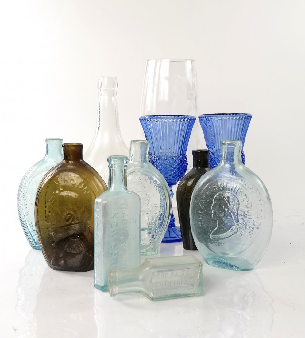 American Mold Blown Glass Bottles (1 of 5)