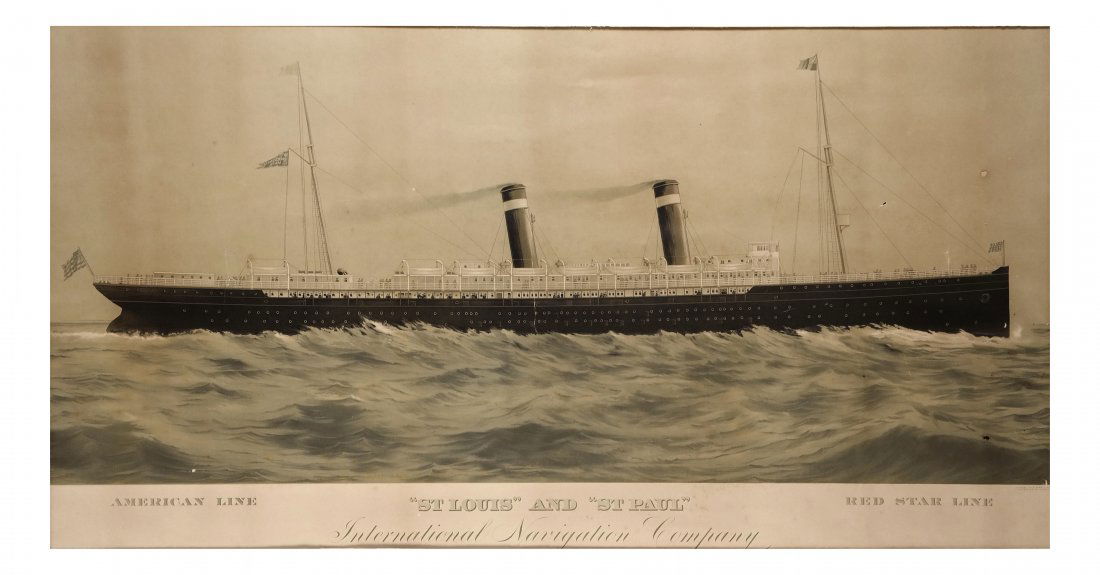 Lithograph, "St. Louis and St. Paul" (1 of 5)