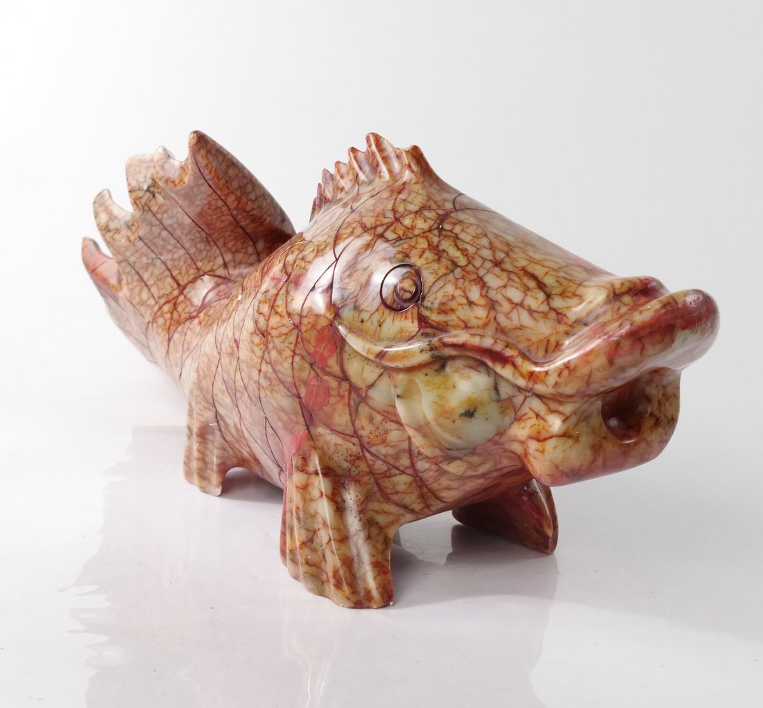 Large Carved Hardstone Fish (1 of 7)