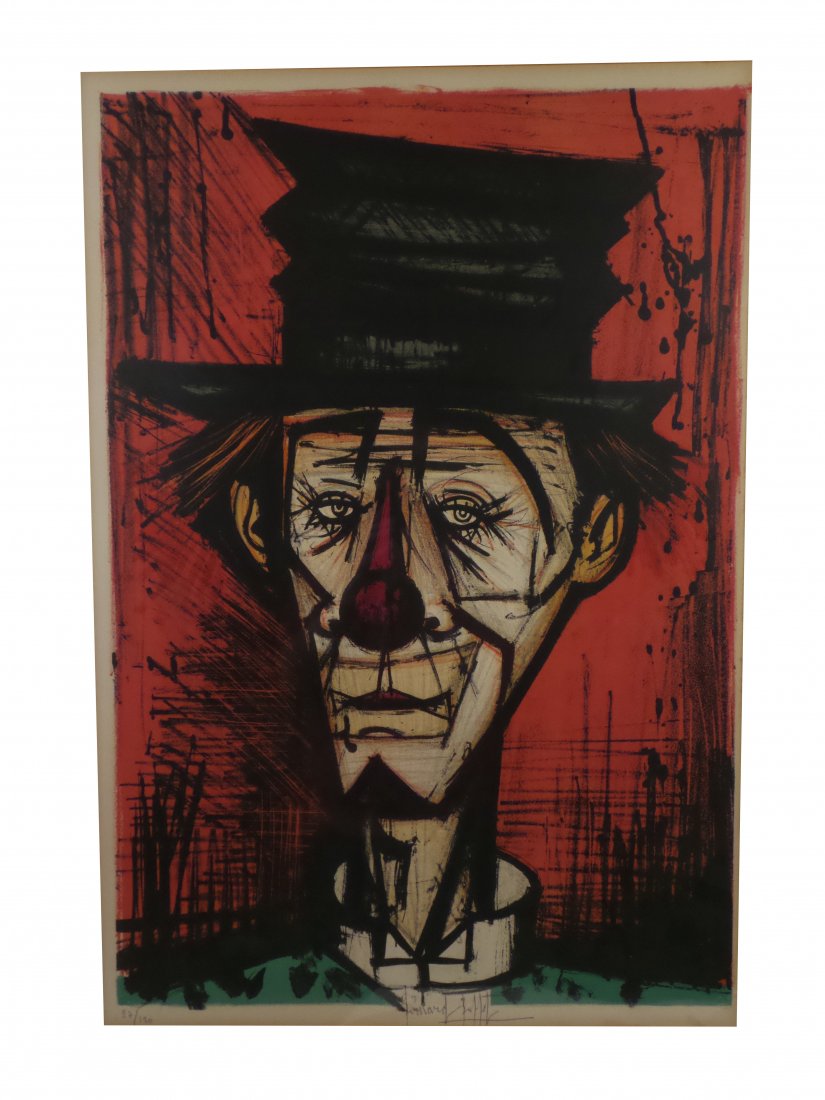 Bernard Buffet Lithograph - Clown (1 of 6)