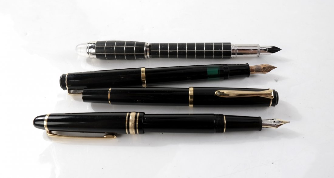 Four Montblanc & Pelikan Pens (1 of 6)