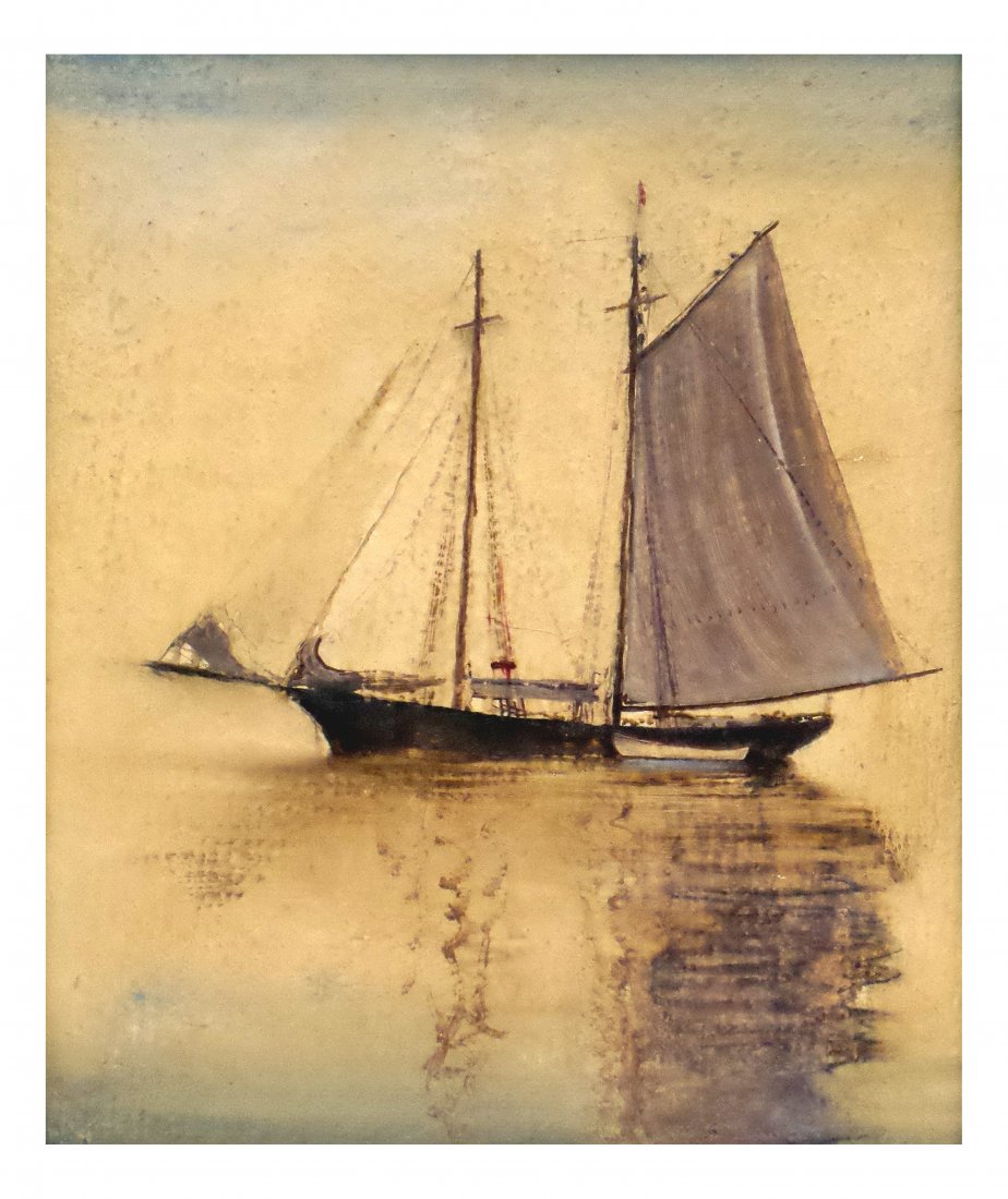 Oil on Board - Sailing Vessels (1 of 4)