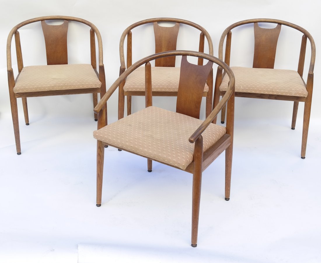 Four Modern Oak Chairs (1 of 8)