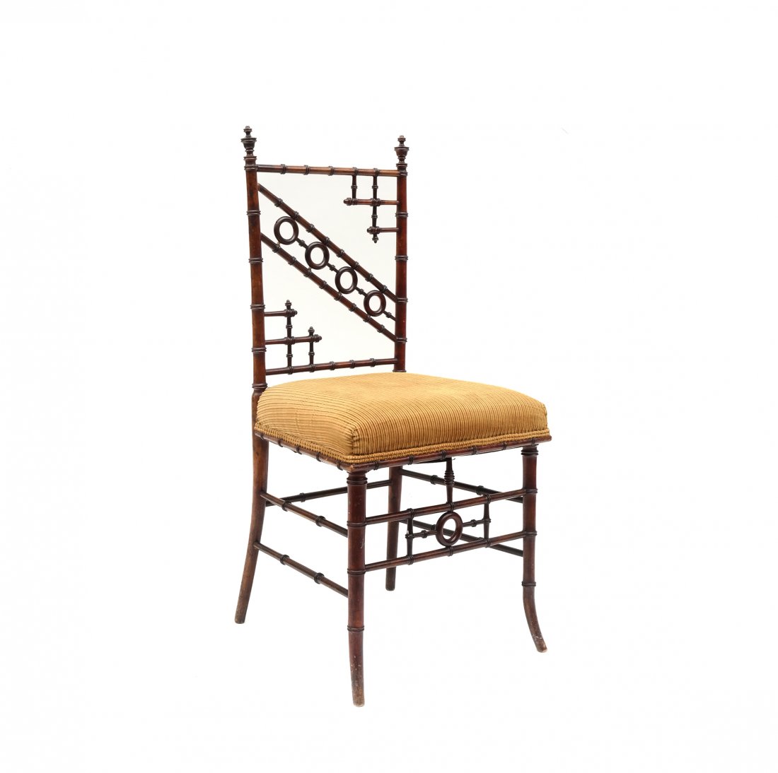 Victorian Faux Bamboo Side Chair (1 of 6)