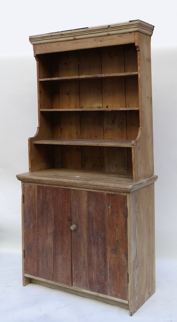 Pine Two-Part Hutch (1 of 7)