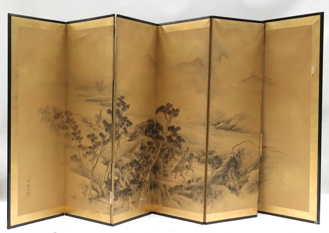 Chinese 6-Panel Screen (1 of 8)