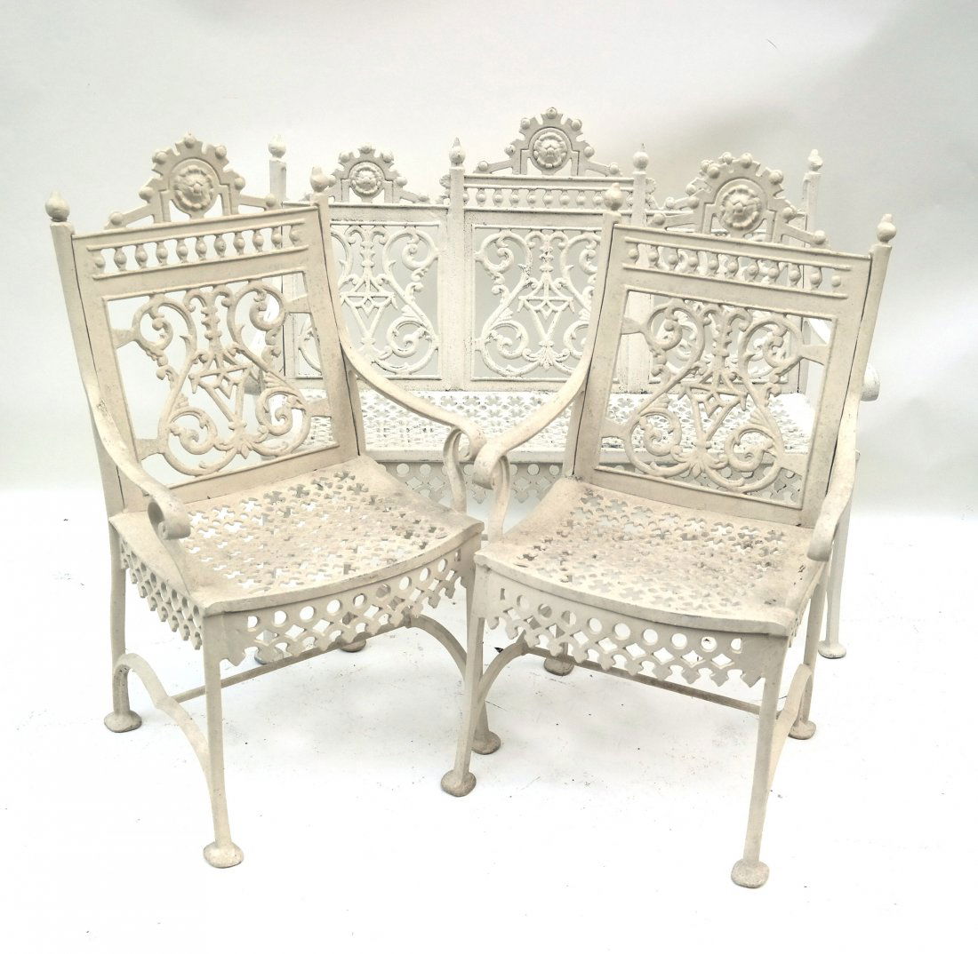 Three-Piece Aluminum Salon Set (1 of 3)