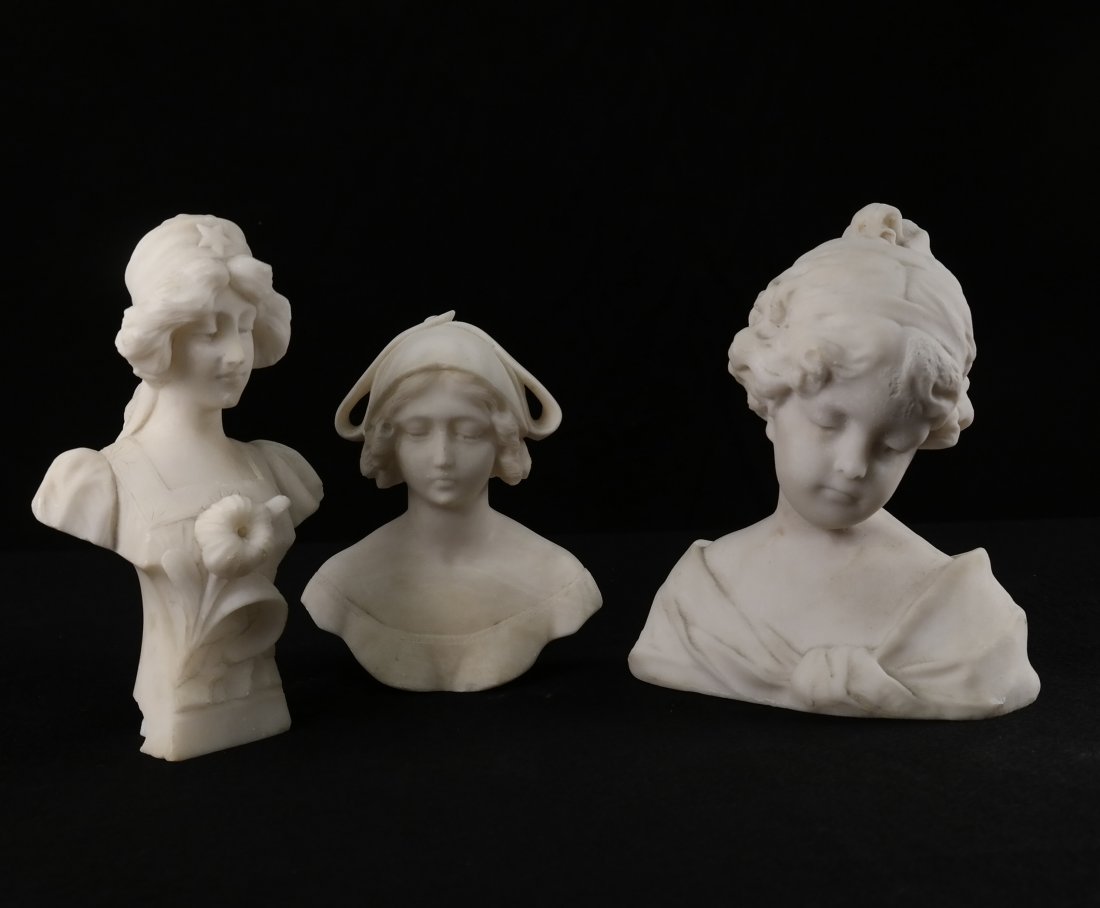 Three Small Marble Busts (1 of 6)